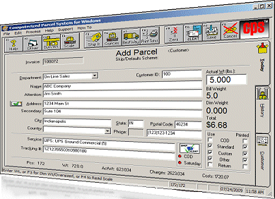 Harvey Software's Premier Shipping Software Solution - Computerize Parcel System (CPS)